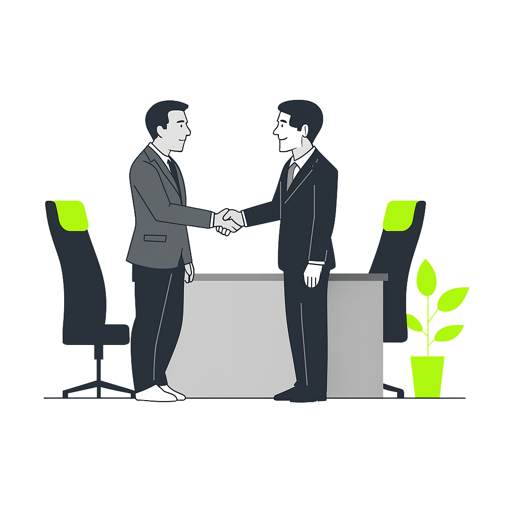 Professional accounting illustration